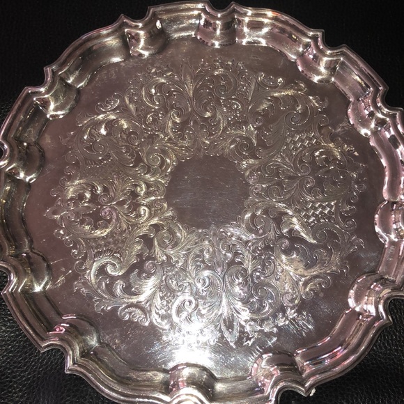 Vintage Primrose Plate Silverplate EP 10.5" Round - Picture 2 of 6